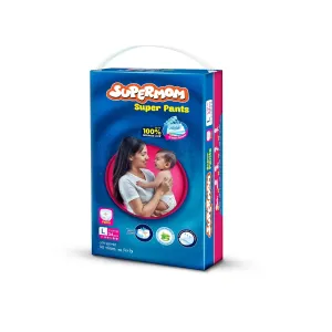 Supermom Baby Super Pant Diaper Large (8-15)kg 34pcs Pack